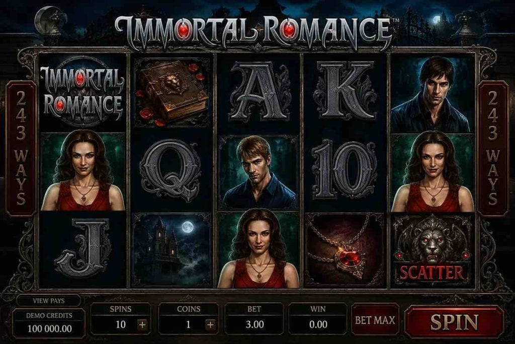 Immortal Romance Slot not on Gamstop